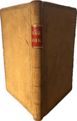 Empty vintage ledger - t4,