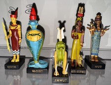 Repaired Hachette Gods Of Ancient Egypt Figure Bundle x 5 Vintage
