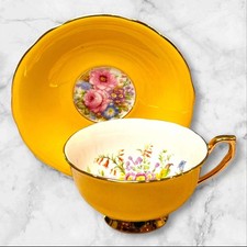 Vintage Clarence Yellow Floral