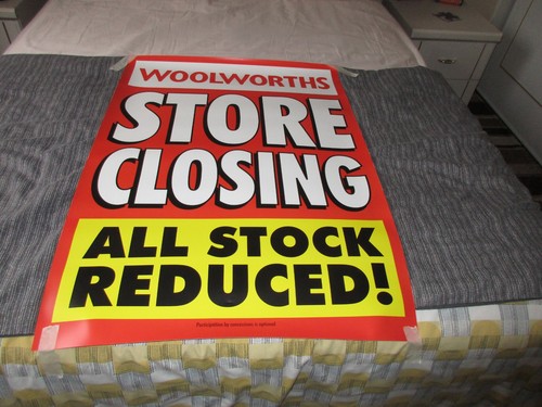 Printed closing down - printed,