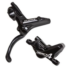 Clarks React 4 Hydraulic Disc Brake Set 4-Piston - Front & Rear - 180/160mm