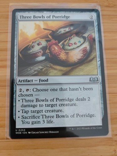 Mtg three bowls - bowls, porridge
