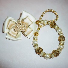 Gold Shamballa Ivory Crown