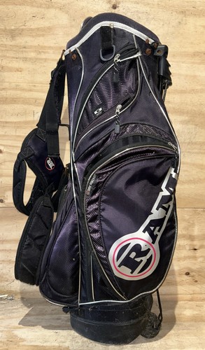 Ram black golf stand bag - black,