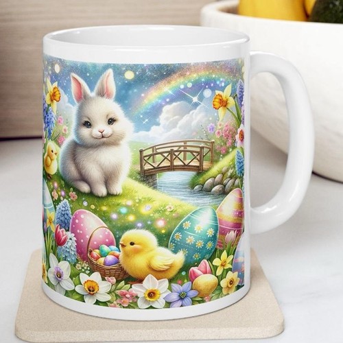 Easter bunny mug - mug, cute
