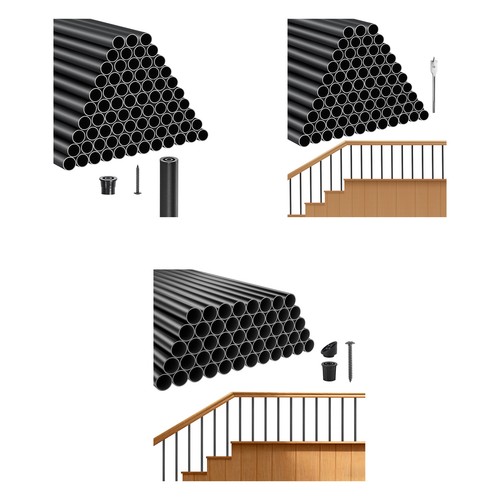 Uimoso metal staircase deck - uimoso,