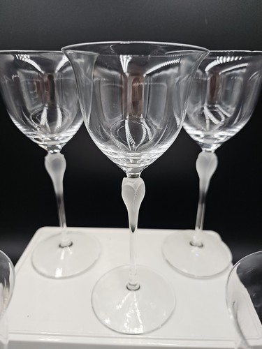 Vintage crystal wine glasses - crystal,