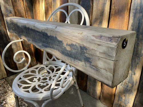 Reclaimed solid wood fireplace - solid,