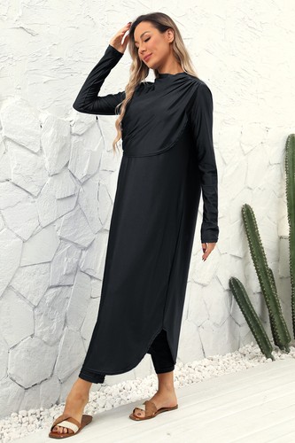 3pcsblack modest swimwear - 3pcsblack,