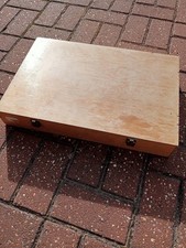 Wooden Fishing Float Organizer Box Lightweight Tackle Storage Case