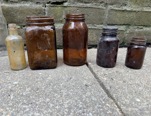 Lot vintage amber - of,