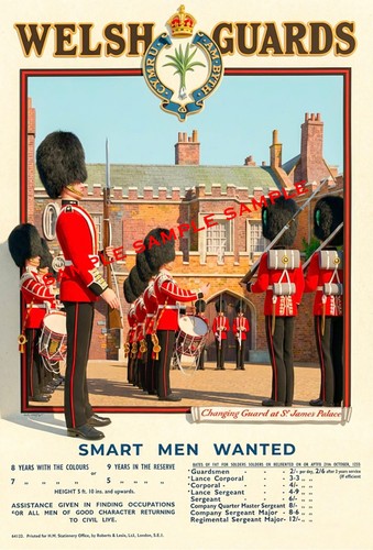British army welsh guards - army,