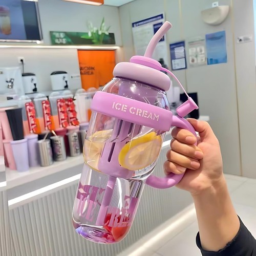 Large ice water bottle with - large,
