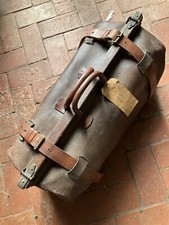 Antique Gladstone  bag Leather