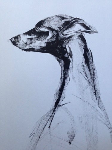 Original signed ink sketch - ink, of