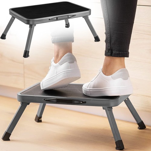 One step ladder folding stool - one,