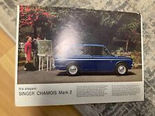 SINGER CHAMOIS. MARK 2.  SALES SHEET.  .