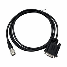 NEW RS232 DOWNLOAD DATA CABLE 6 PIN COM CONNECTOR PORT FOR NIKON TOTAL STATION