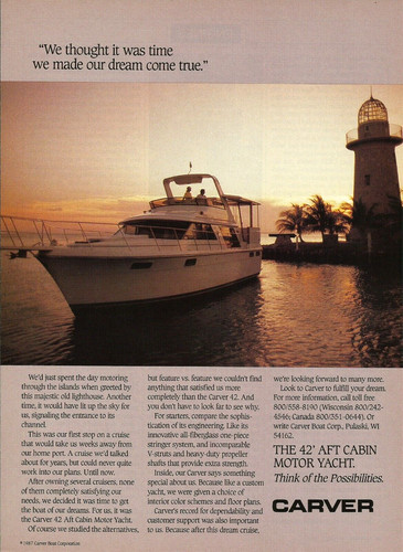 1987 carver aft - 1987, cabin