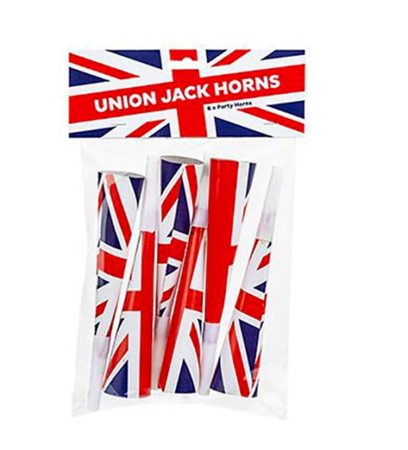 Union jack party horns british - union,