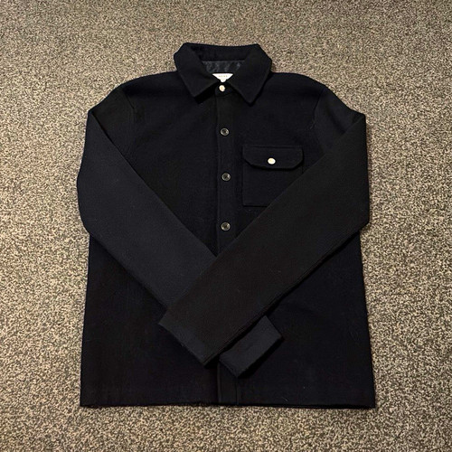 Reiss men navy button shirt - navy,