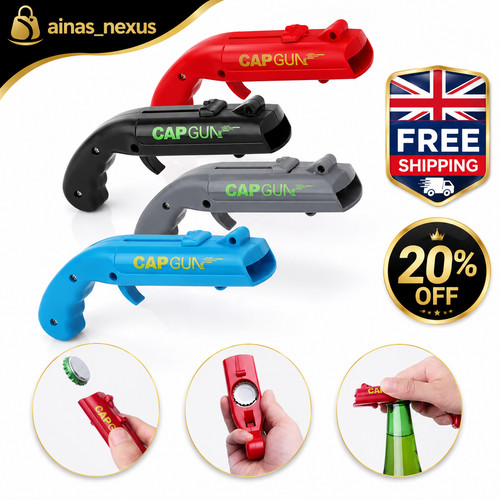 Creative cap gun bottle opener - cap,
