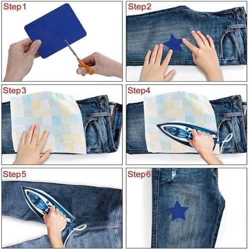 Iron mending patches - patches, fabric