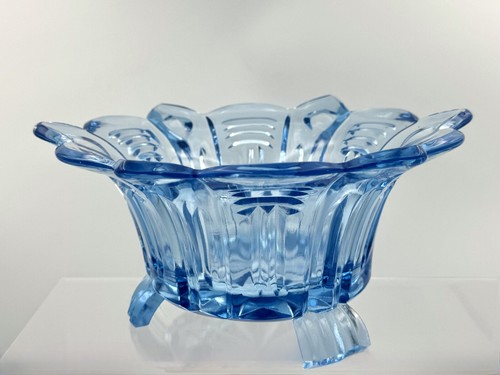 Art deco unique - blue, glass