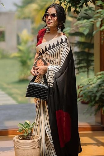 Women malgudi silk ajrak - women,