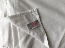 Baby Cotbed flat sheet, white cotton, 170 x 120 cm , preowned