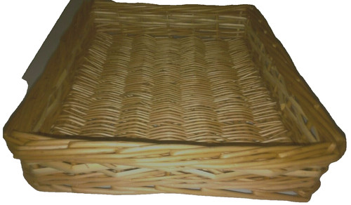 Wicker hamper basket empty - wicker,