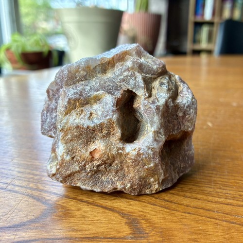 Morganite quartz raw crystal - morganite,