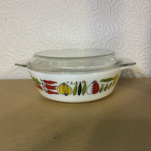 Vintage pyrex casserole dish - vintage,