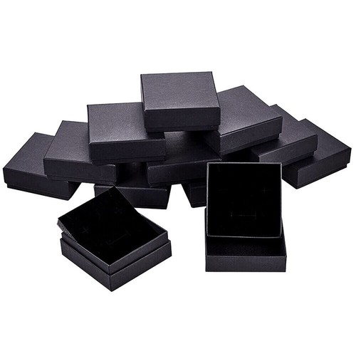 Bulk black square cardboard - bulk,