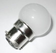 BA22d 24 VOLT 24V  20 WATT 821 PEARL BUS COACH TRUCK  BOAT BULB 22mm  X 2 BULBS
