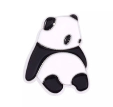 Panda pin badge, enamel bear