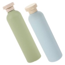  2 Pcs Liquid Travel Conditioner Empty Shampoo Bottles Lotion Squeeze Condiment
