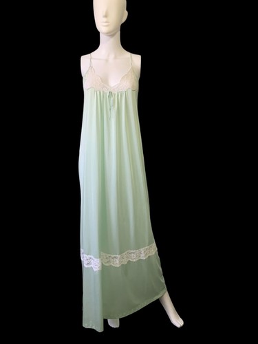 Vtg rene nylon nightgown slip - vtg,