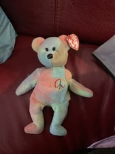 Rare Vintage PEACE  TY Beanie