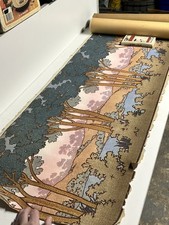 Antique Wallpaper Remnant for