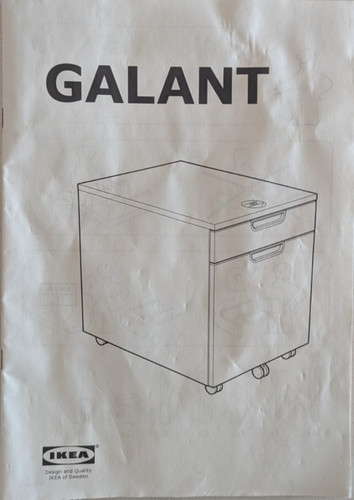 Ikea galant drawer unit - unit, on