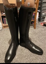 Petrie Dressage Boots Size 9 Black Leather