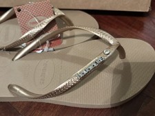 Havaianas Rose Gold Swarovski