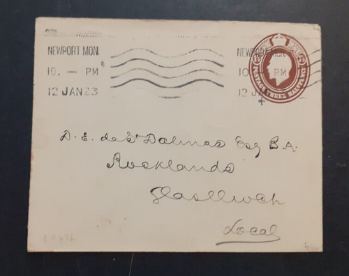 Kgv postal stationery - postal, 1