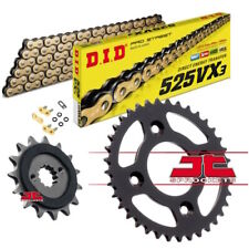 Fits: Honda CB650R Neo Sports Cafe DID Gold X-Ring Chain & Quiet Sprocket Kit