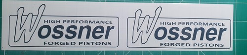 Wossner pistons decal - wossner,