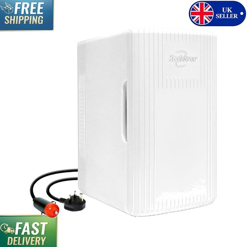 Retro portable mini fridge - 6l,
