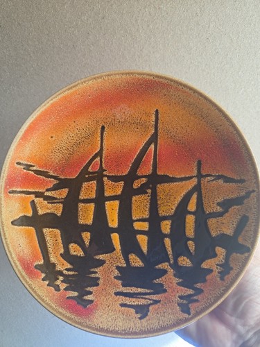 Poole pottery aegean - aegean, plaque