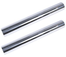 Exhaust Tailpipe Stainless Steel Pair VW Beetle Karmann Ghia 113251163DSSF