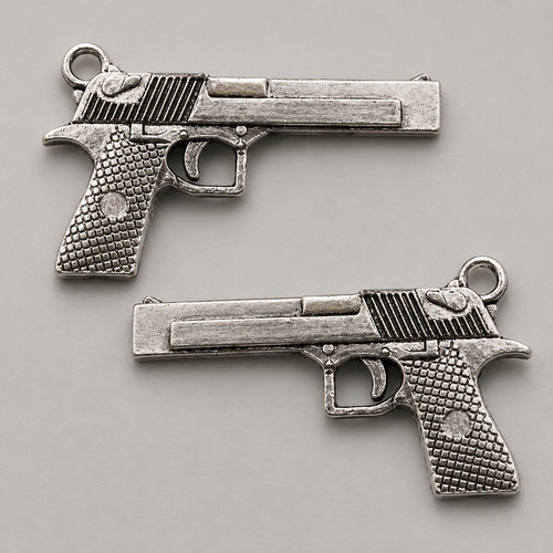 Pcs tibetan silver 34mm - -,